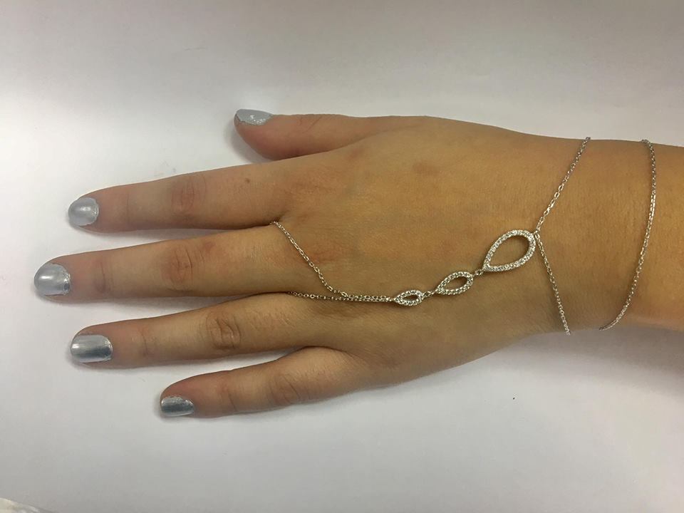 18622571_10155146999917605_9056907925722446443_n.jpg Pulsera anillo plata circones gotas - Imagen 1