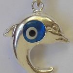Colgante plata delfin