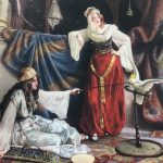 Funda cojín, harem paloma.