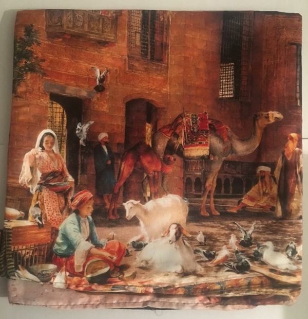 Funda cojín género, cabritos camello