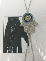 Pulsera anillo plata mano blanca cristal austríaco - Imagen 3