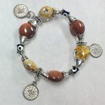 Pulsera lenteja naranja