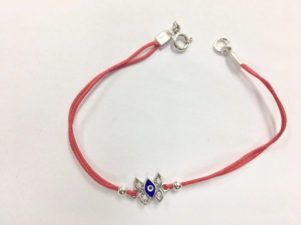 Pulsera hilo rojo mariposa