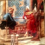 Imágen, escena otomana. Agedrez