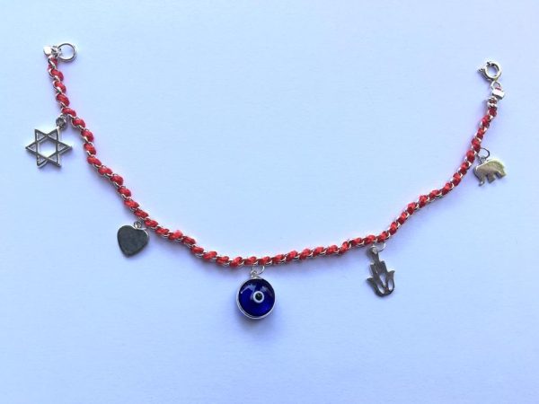 Pulsera 7 protecciones en plata. Proteger el amor de la envidia.  Atraer abundancia. proteccion contra energías negativas y mal de ojo.