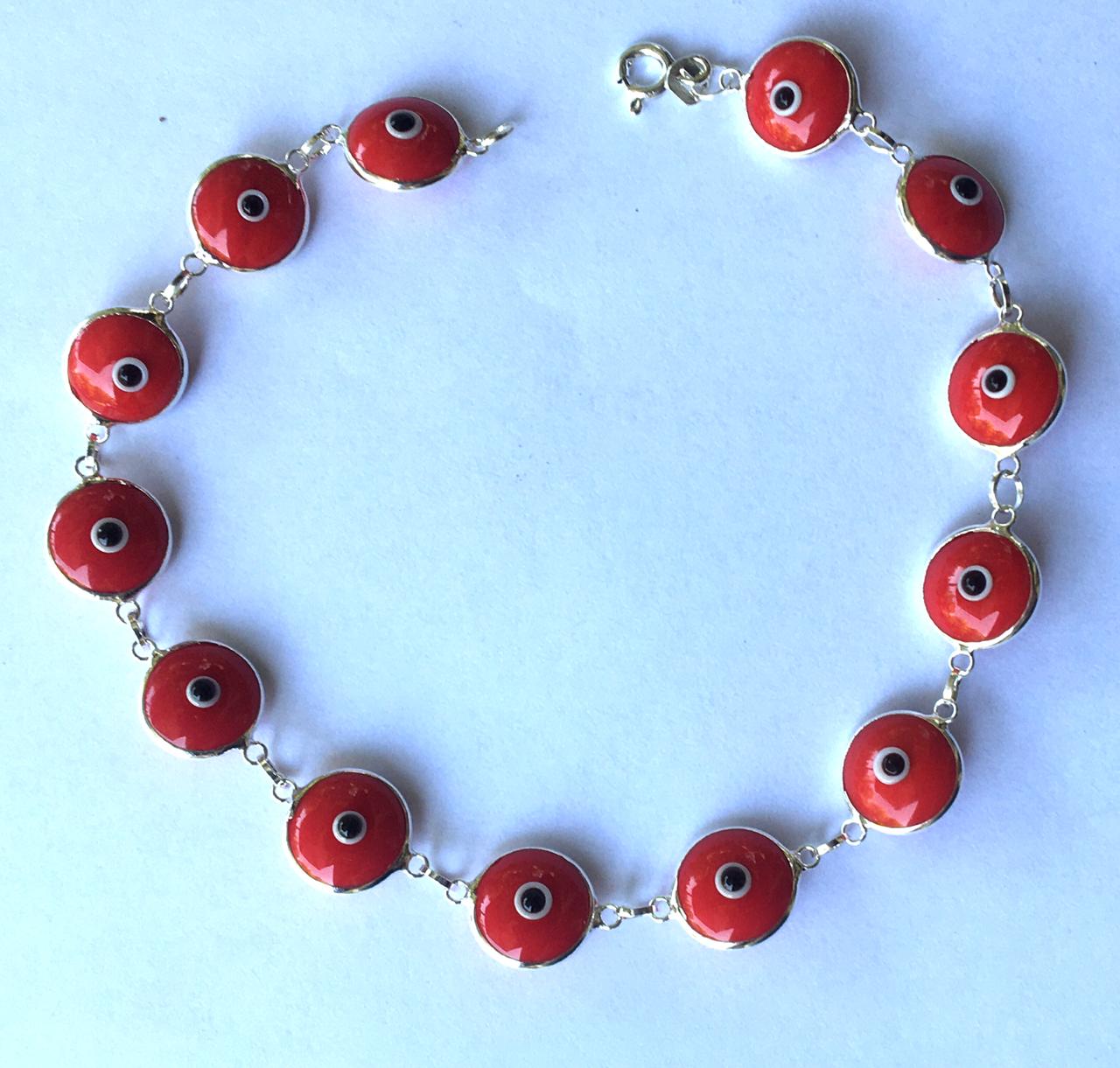 WhatsApp-Image-2020-12-16-at-17.14.00.jpeg Large Pulsera plata ojos turcos rojos 22 cm - Imagen 1
