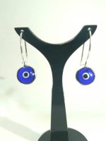 Aros clásicos ojo turco azul
