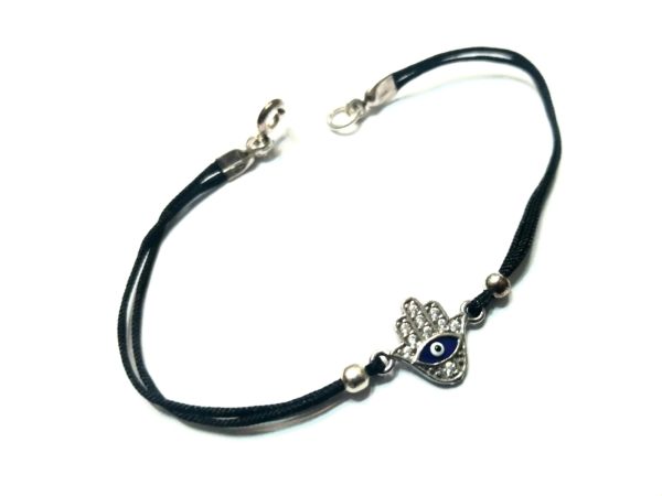 Pulsera Mano Fatima o Hamsa ojo turco.