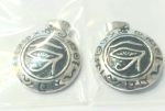 2 Colgantes de plata ojo Horus para signos sodíaco, parejas, amigos, hermanos. - Imagen 2