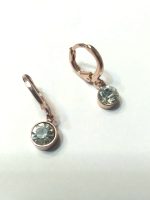 Aros fantasía color  oro rosa - Imagen 2