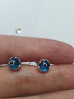 Aros pequeños ojo turco calipso. - Imagen 4
