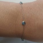 Pulsera delgada ojos turcos calipso.