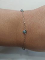 Pulsera delgada ojos turcos calipso.