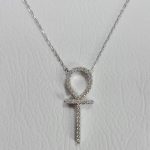 Collar plata cruz Ankh .