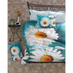 Set de cama margaritas 3D