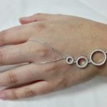 Pulsera anillo plata circones círculos