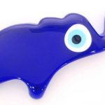 Elefante ojo vidrio